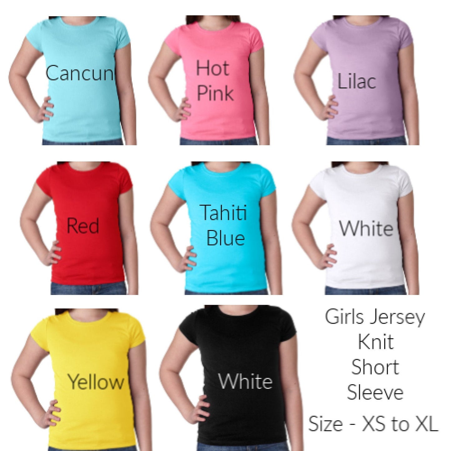Customize your own T-Shirt - Girls Youth Long/Short Sleeve Tee