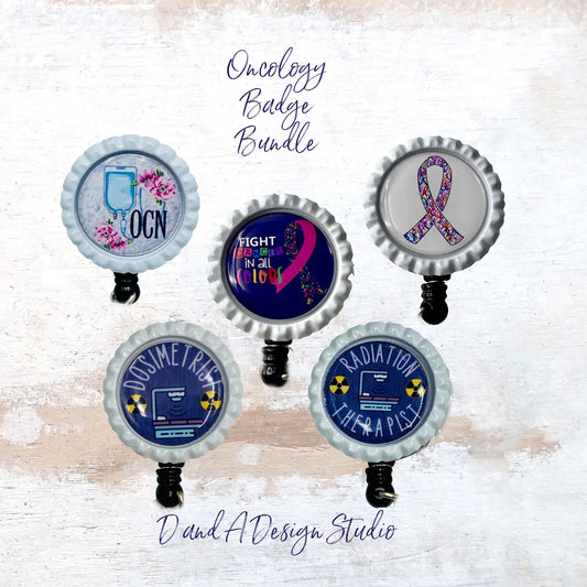 Oncology Badge Reel Set