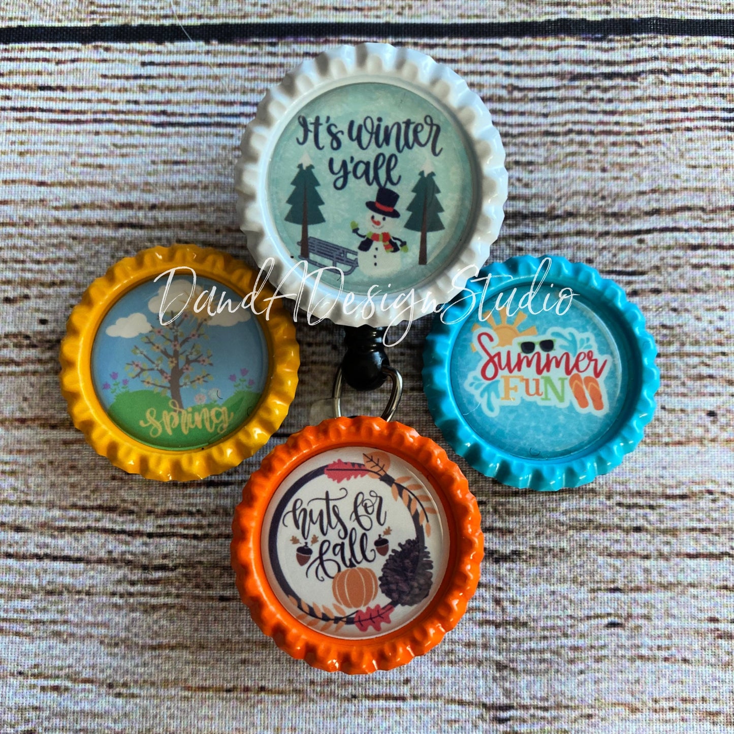 Seasons Badge Reel Set