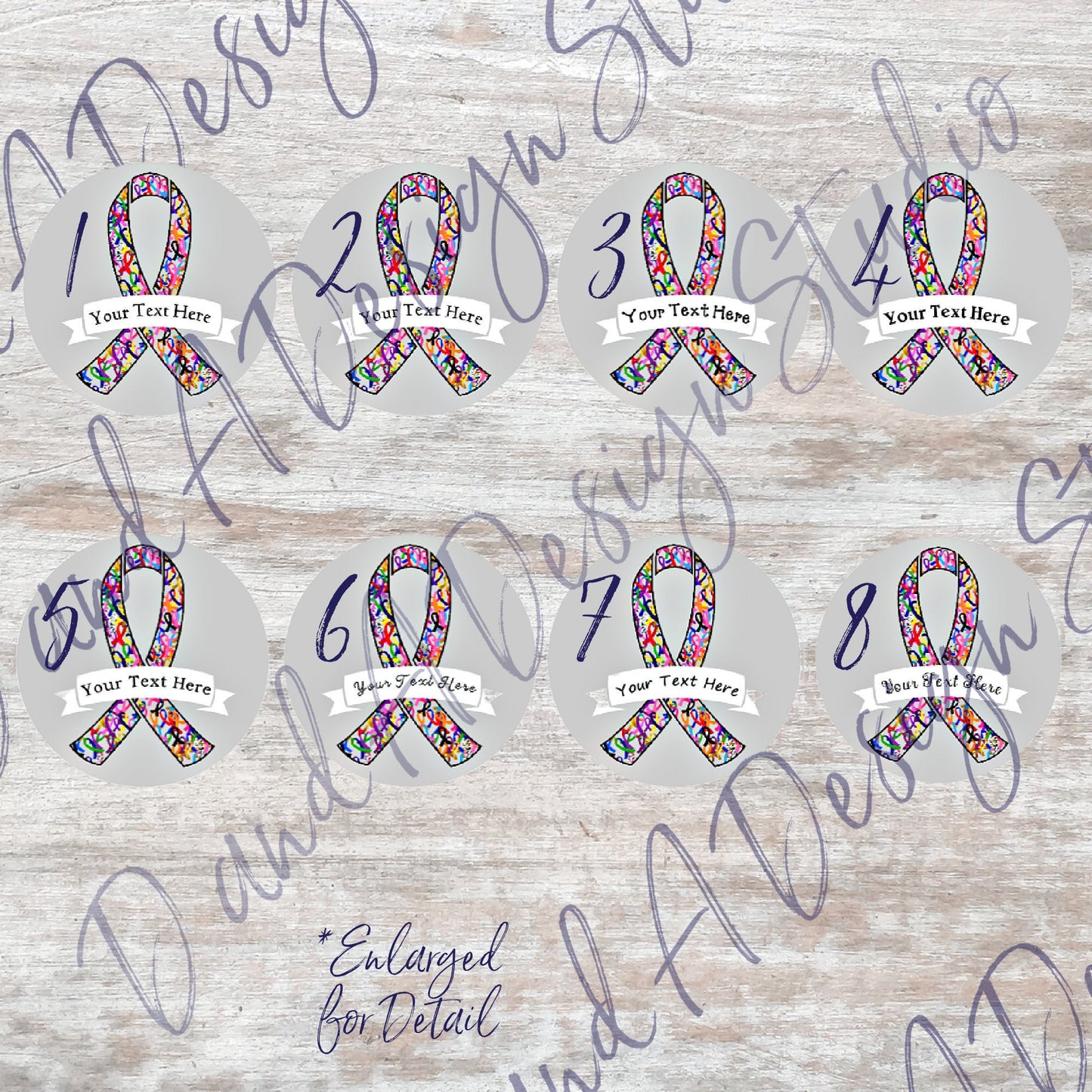 Cancer Ribbon Badge Reel